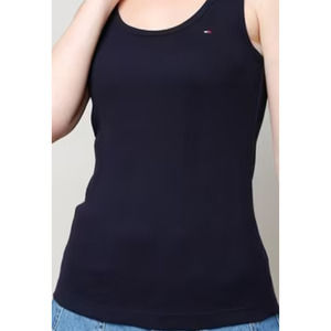 Tommy Hilfiger Navy Tank Top XS - Women's Sleeveless Shirt